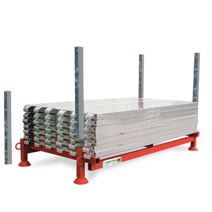 steel frame stacking pallets